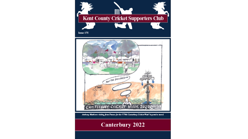 The Supporters Club Canterbury 2022 Edition magazine has now been issued